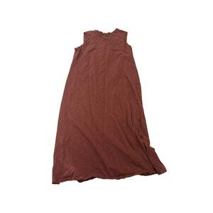 Universal Thread Goods Co Sleeveless Long Brown Cotton Dress Size L Casual